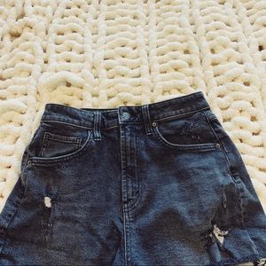 Teen/Women Wild Fable Ripped Black Jean Shorts